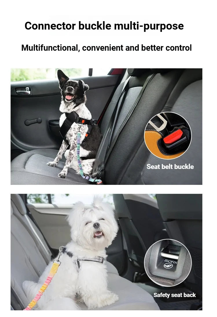 Dog Car Seat Belt Safety Protector Travel Pets Accessories