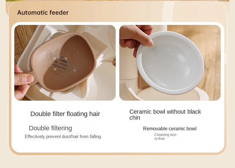 New Cat Large Capacity Water Dispenser Dry Wet Separation for Automatic Feeder