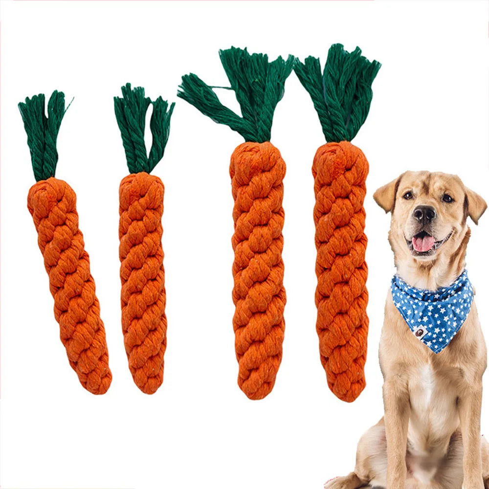 1Pcs Carrot Dog Bite Rope