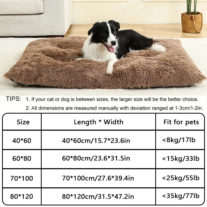 Soft Dog Beds House Soft Long Plush Best Bed