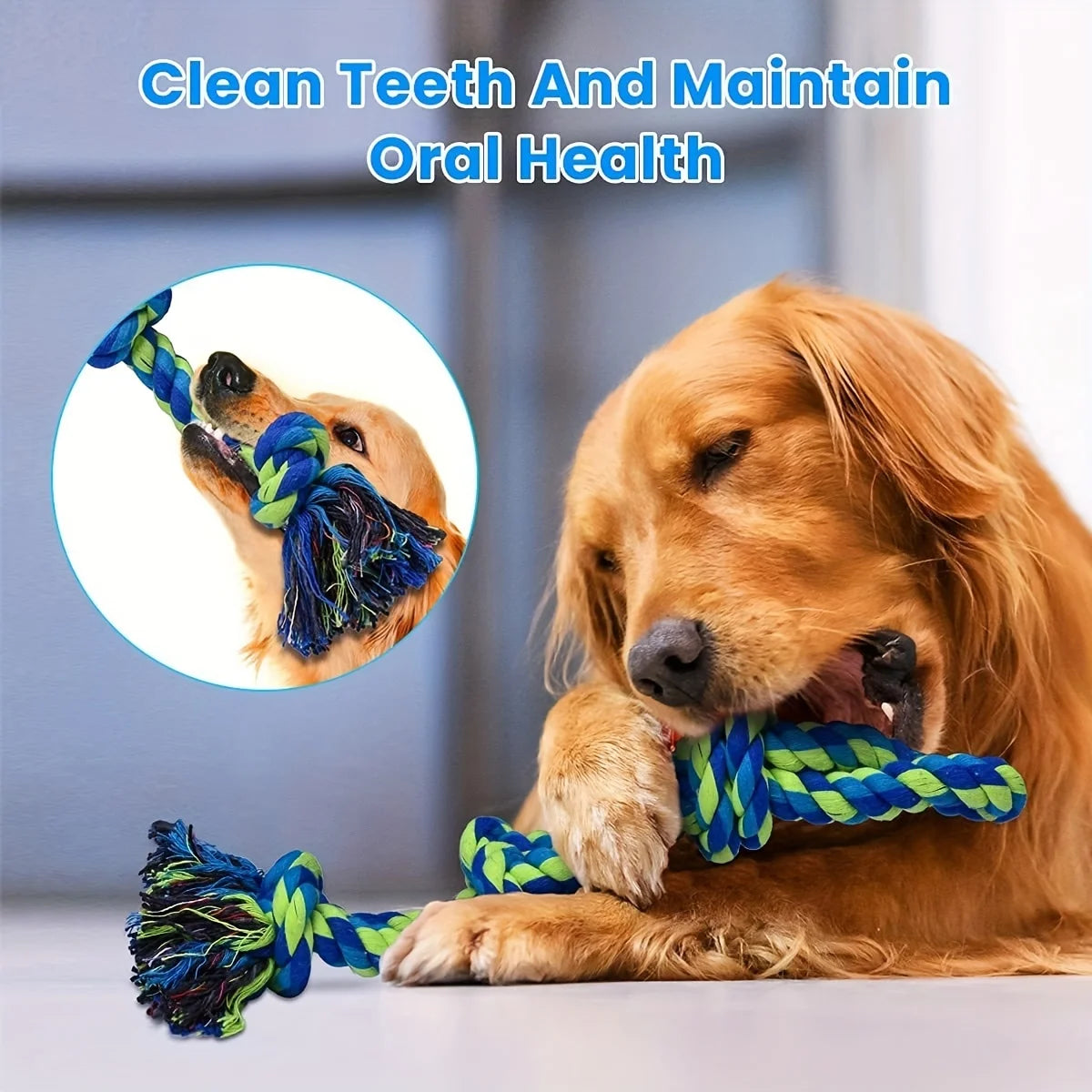 Dog Chew Toys Tug Of War Interactive Toys