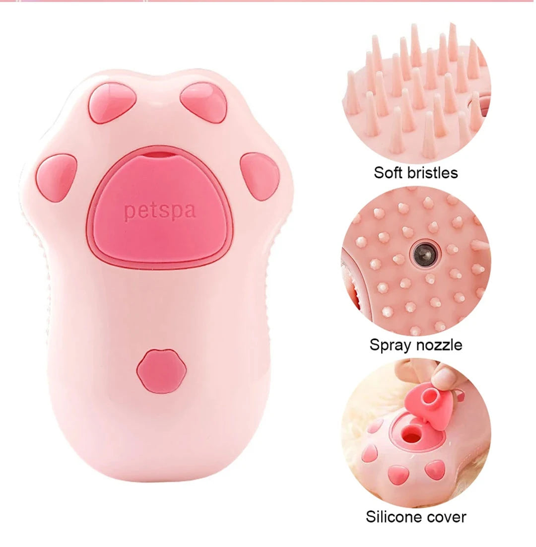 3 in 1 Pet Brush Cat Steam Brush Comb Dog Brush Electric Spray