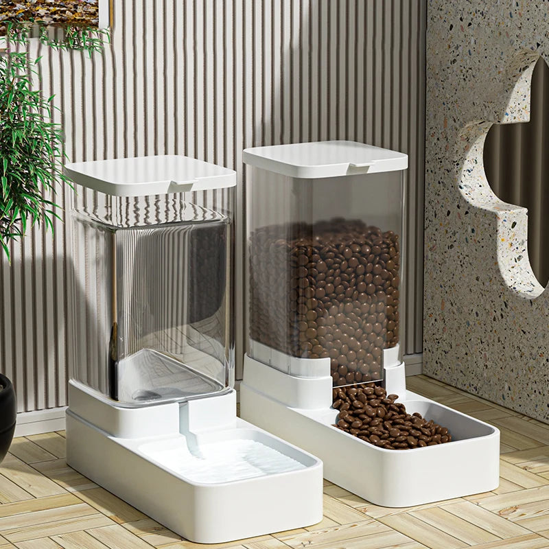 Pet Food Storage Dispenser Container Puppy Kitten Accessories