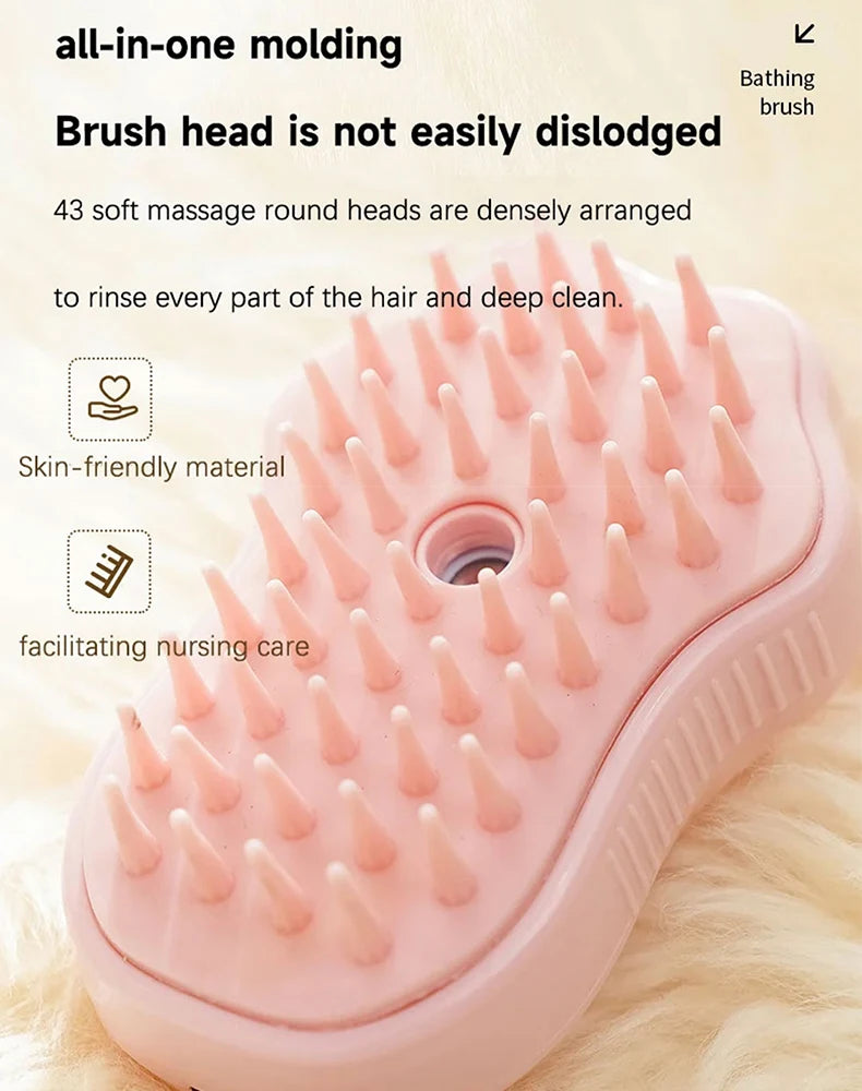 3 in 1 Pet Brush Cat Steam Brush Comb Dog Brush Electric Spray