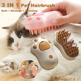 3 in 1 Pet Brush Cat Steam Brush Comb Dog Brush Electric Spray