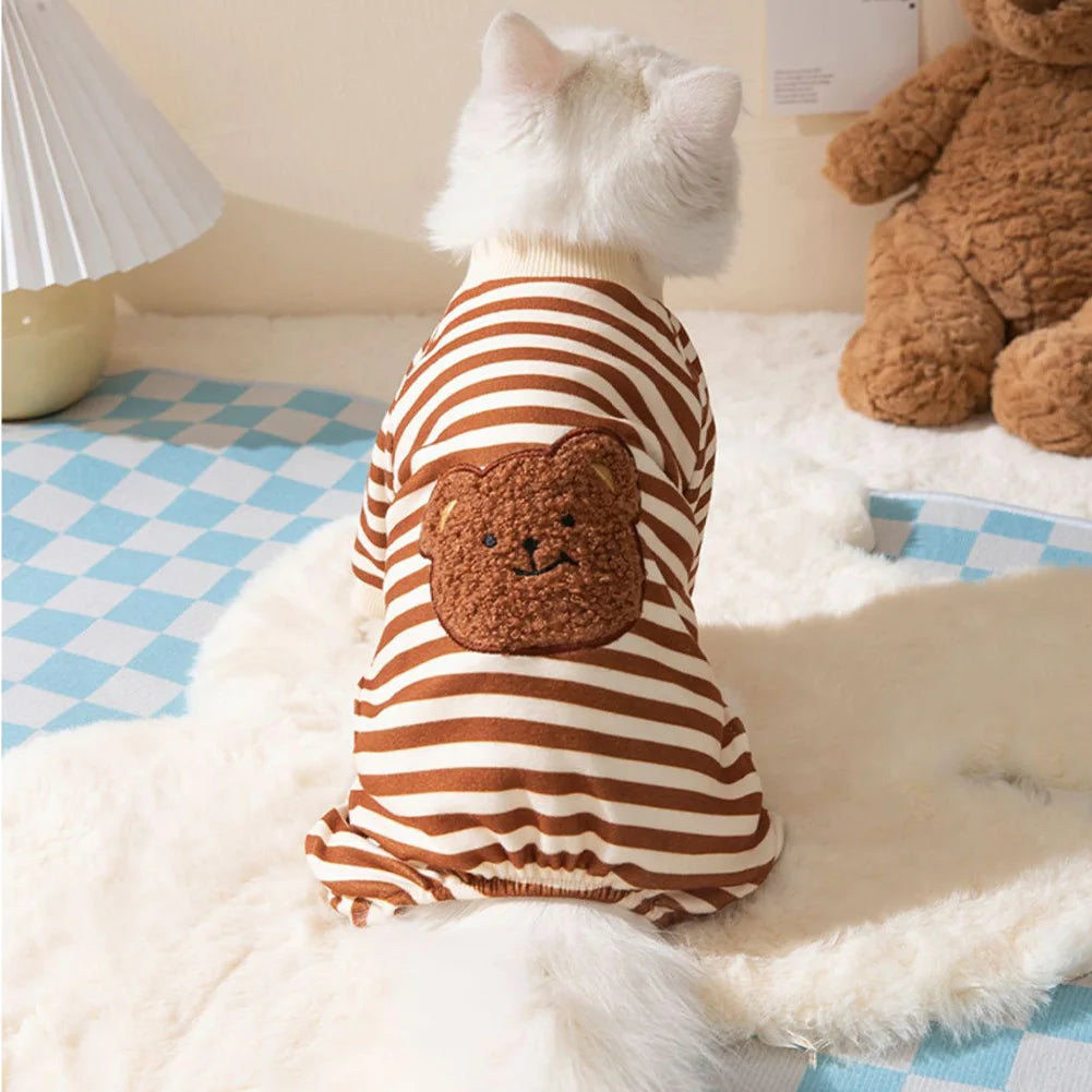 Kawaii Pet Clothes for Spring Summer Autumn Jumpsuit