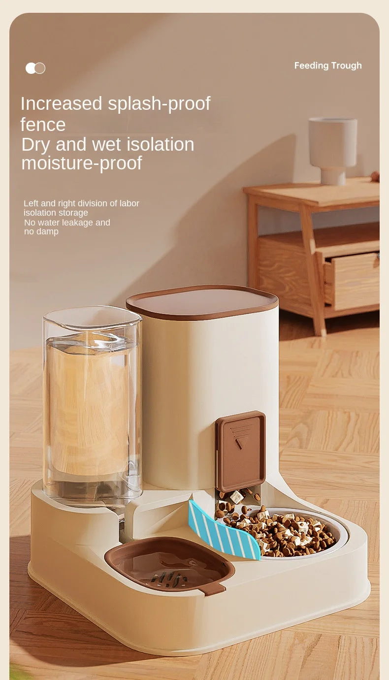 New Cat Large Capacity Water Dispenser Dry Wet Separation for Automatic Feeder