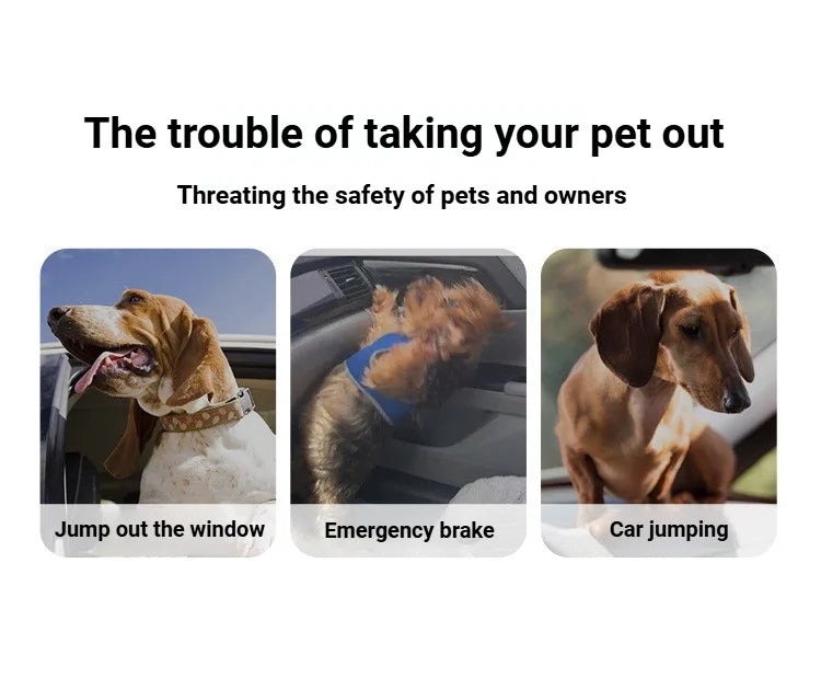 Dog Car Seat Belt Safety Protector Travel Pets Accessories
