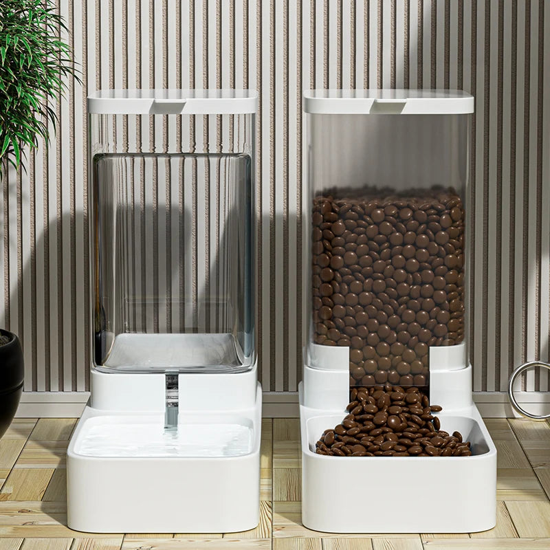 Pet Food Storage Dispenser Container Puppy Kitten Accessories