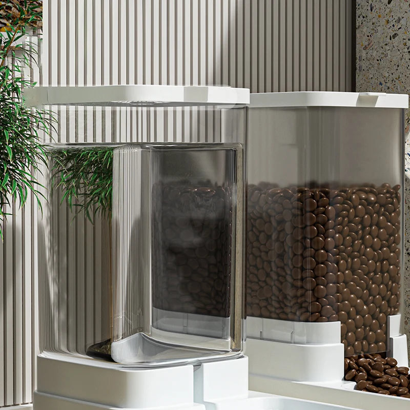 Pet Food Storage Dispenser Container Puppy Kitten Accessories