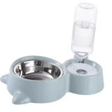 New 2-in-1 Cat Bowl Water Dispenser Automatic Water Storage