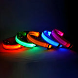 Nylon LED Night Safety Flashing Glow In The Dark Pet Dog Leash