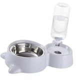 New 2-in-1 Cat Bowl Water Dispenser Automatic Water Storage