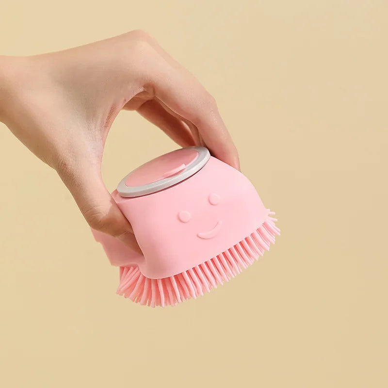 Pet Dog Shampoo Brush 2.7oz 80ml Cat Massage Comb Grooming
