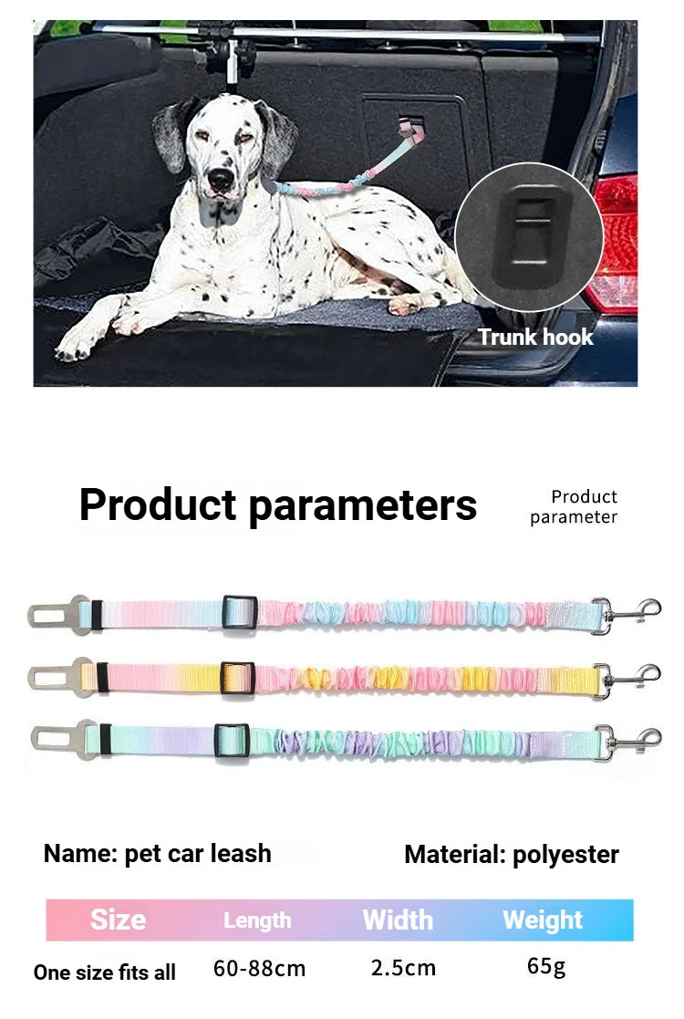 Dog Car Seat Belt Safety Protector Travel Pets Accessories