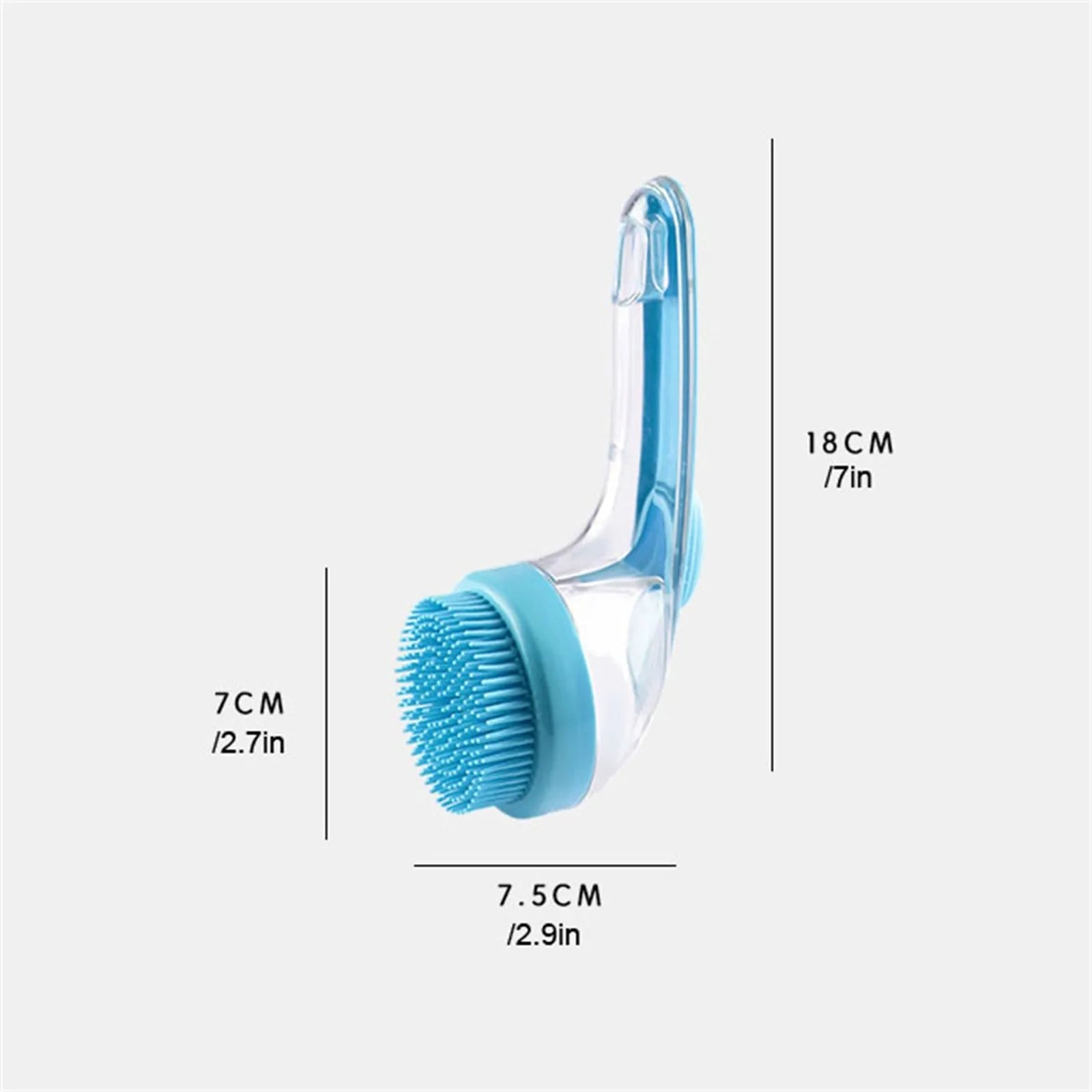 Soft Silicone Pet Bathing Brush Cat Massage Brush Pet Grooming