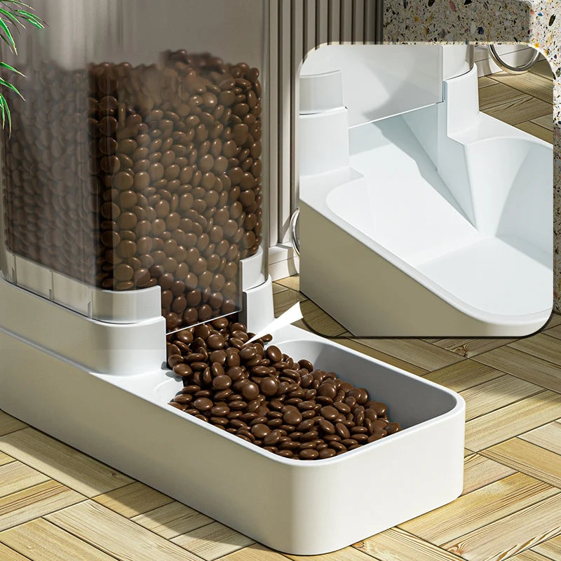 Pet Food Storage Dispenser Container Puppy Kitten Accessories