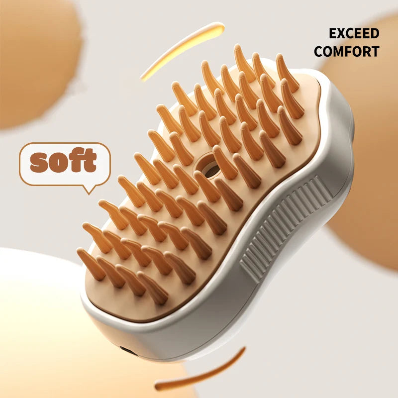 3 in 1 Pet Brush Cat Steam Brush Comb Dog Brush Electric Spray