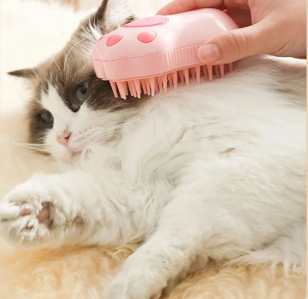 3 in 1 Pet Brush Cat Steam Brush Comb Dog Brush Electric Spray