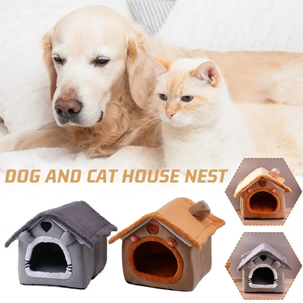 Cats Winter Warm Cat Bed Nest