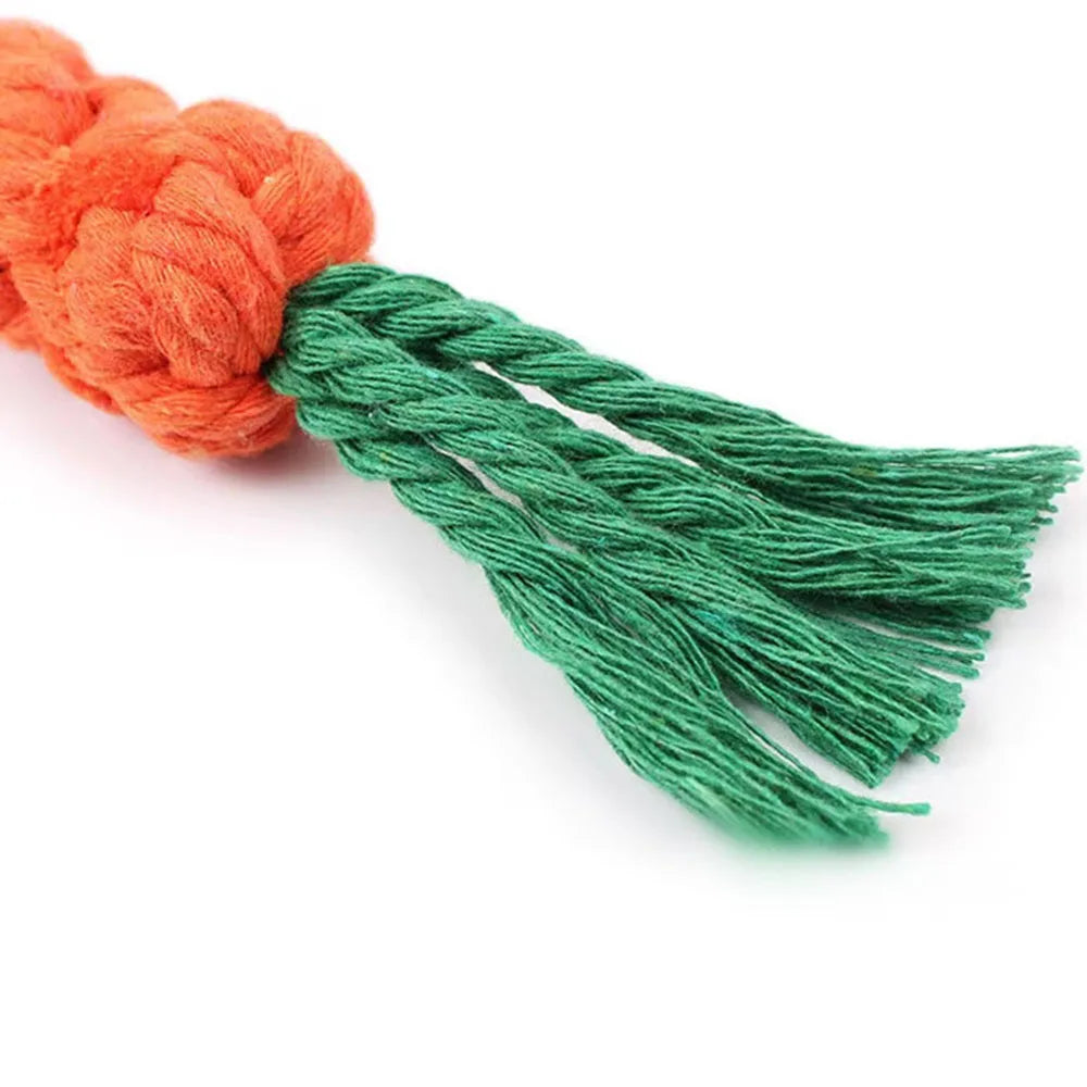 1Pcs Carrot Dog Bite Rope
