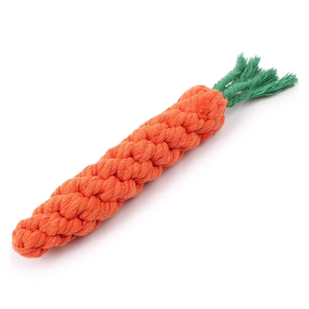 1Pcs Carrot Dog Bite Rope