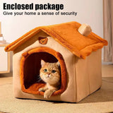 Cats Winter Warm Cat Bed Nest