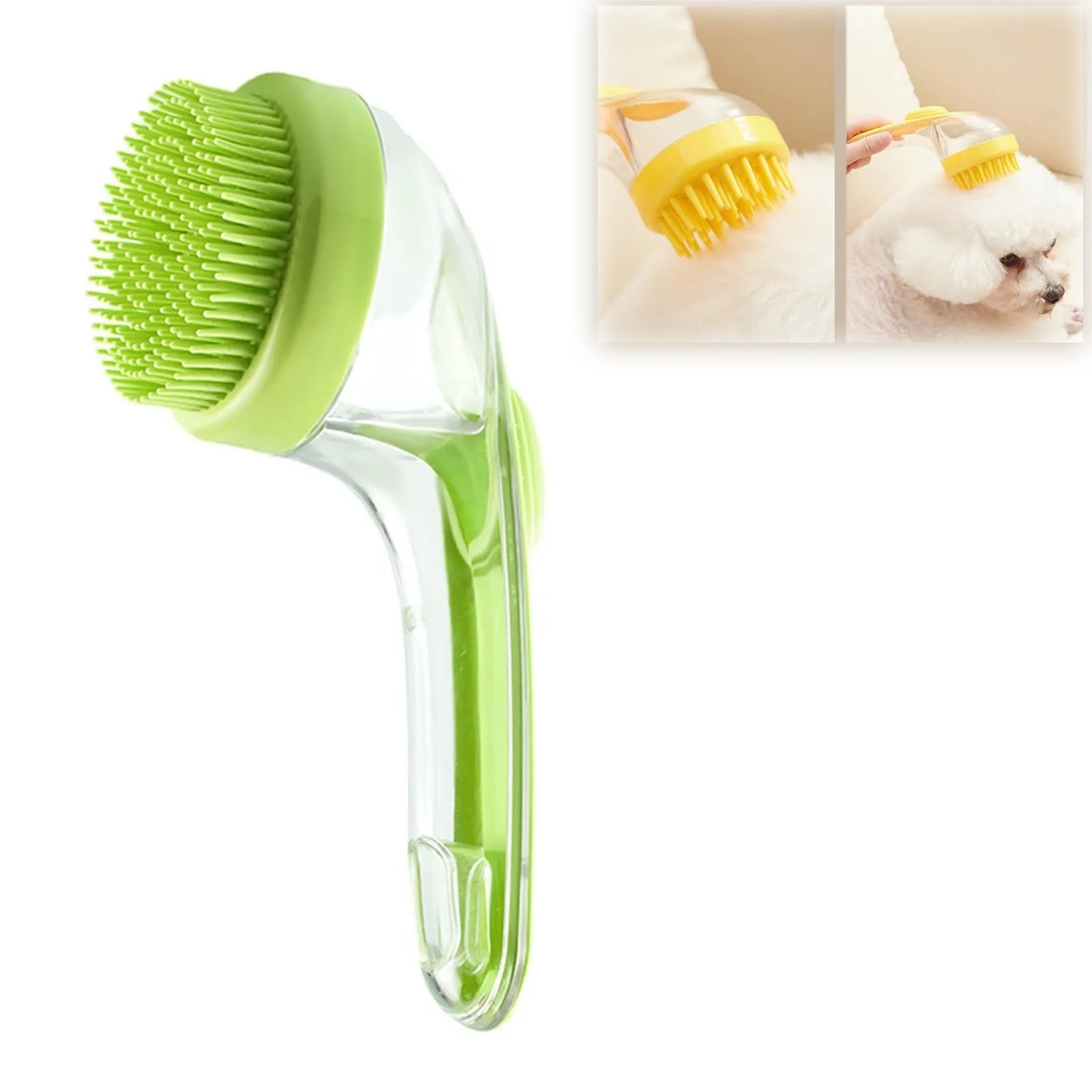 Soft Silicone Pet Bathing Brush Cat Massage Brush Pet Grooming