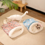 Winter Warm Pet Sleeping Bag Lamb Wool Warm Kitten Nest