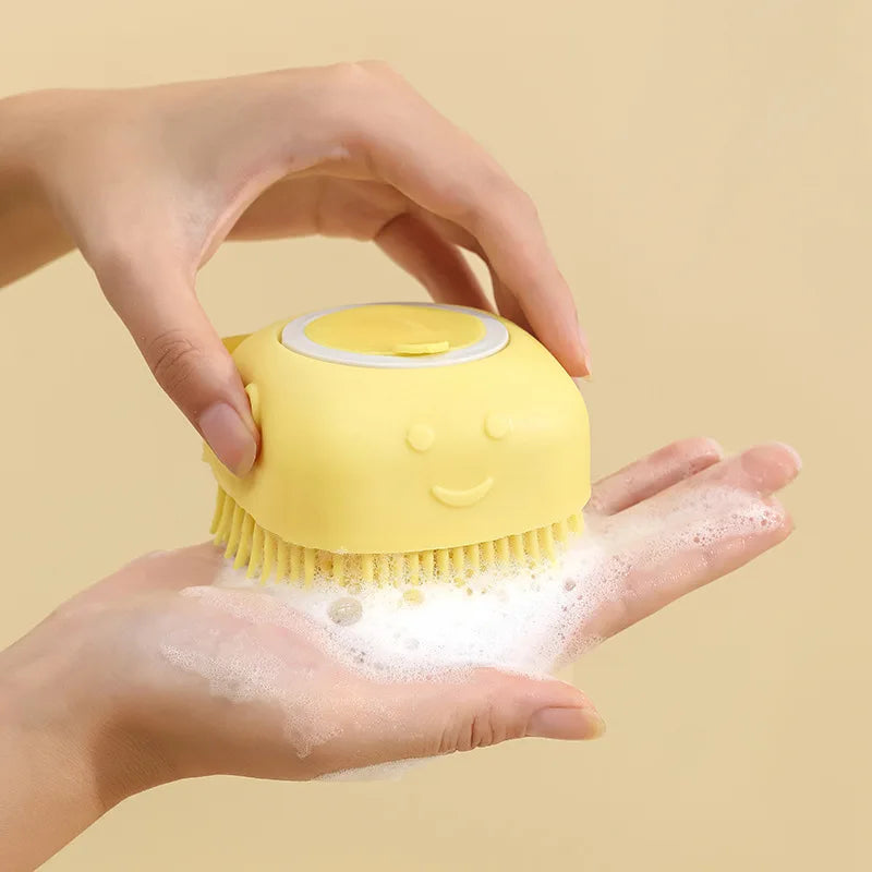 Pet Dog Shampoo Brush 2.7oz 80ml Cat Massage Comb Grooming