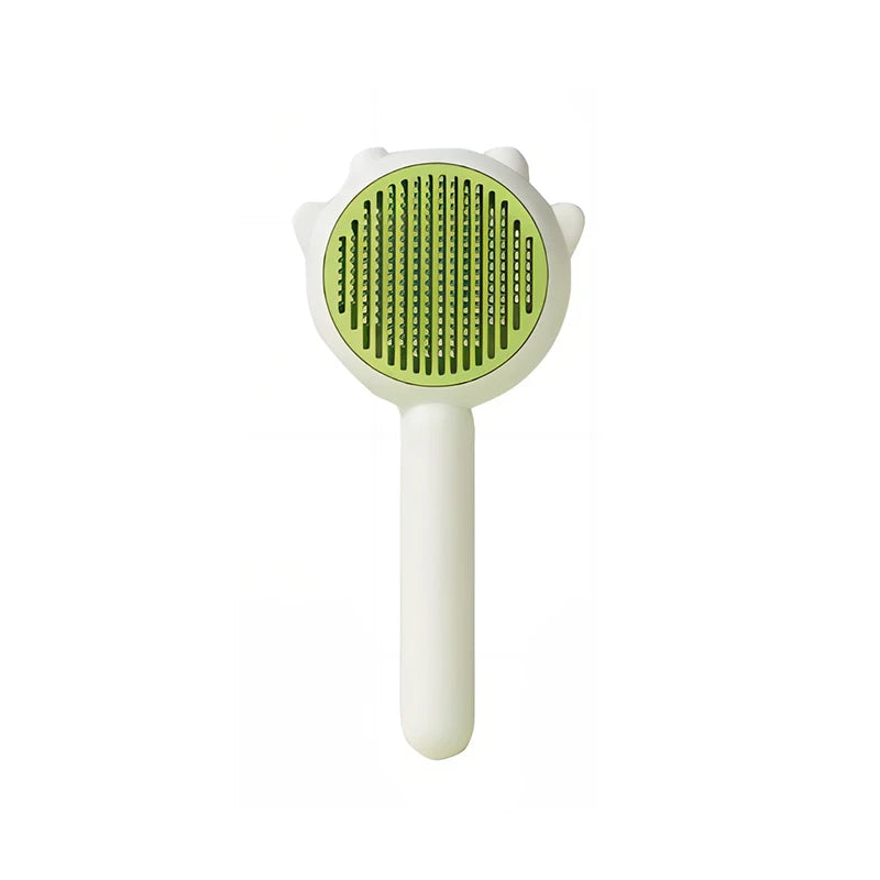 Pet Comb One-Key Hair Removal Cleaning Brush
