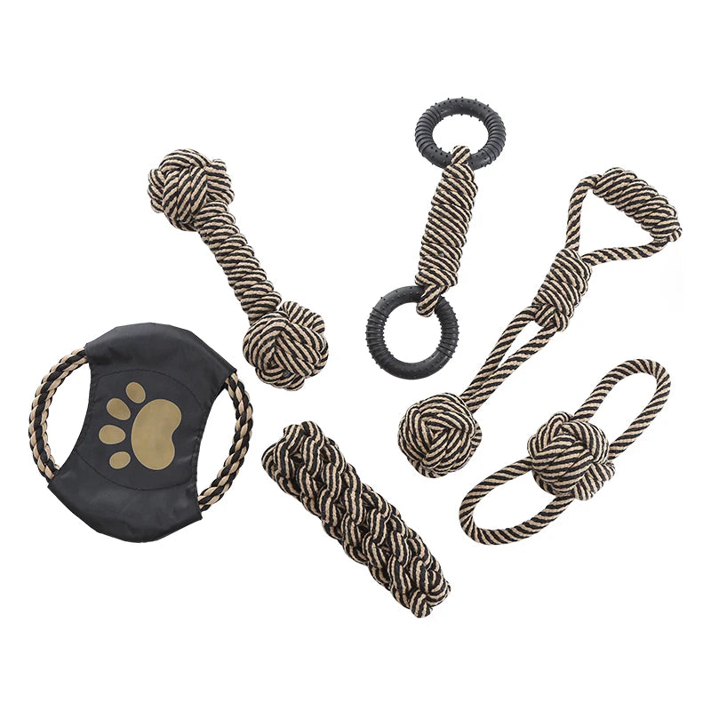 Cotton rope dog toy, suitable for small and medium-sized dog breeds