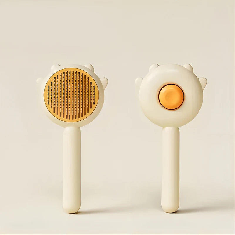 Pet Comb One-Key Hair Removal Cleaning Brush