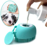 Pet Dog Shampoo Brush 2.7oz 80ml Cat Massage Comb Grooming