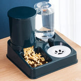 2 In 1 Tilted Automatic Pet Food And Water Feeder Gravity Food Feeder and Waterer