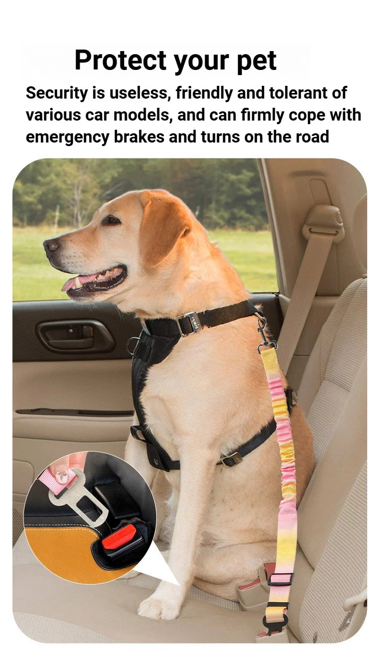 Dog Car Seat Belt Safety Protector Travel Pets Accessories