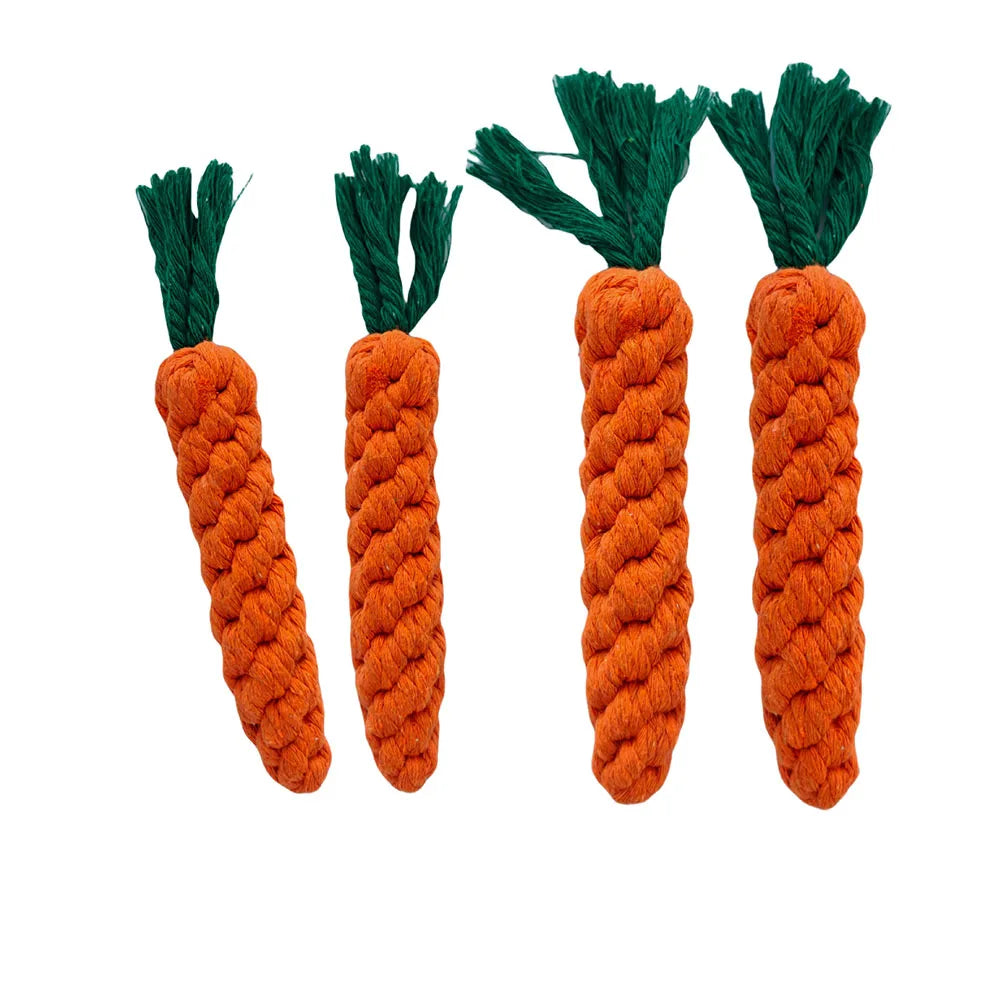 1Pcs Carrot Dog Bite Rope